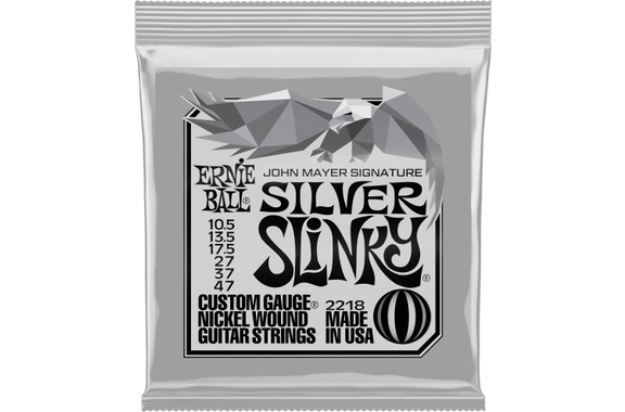 Ernie Ball 3817 John Mayer Silver Slinky 6-Pack image 2