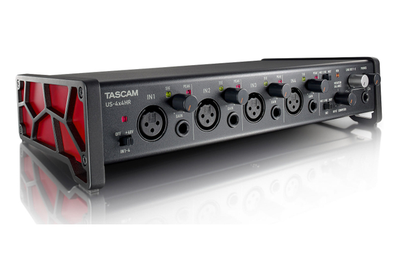 Tascam US-4x4HR USB Audio-Interface Podcast Set image 2