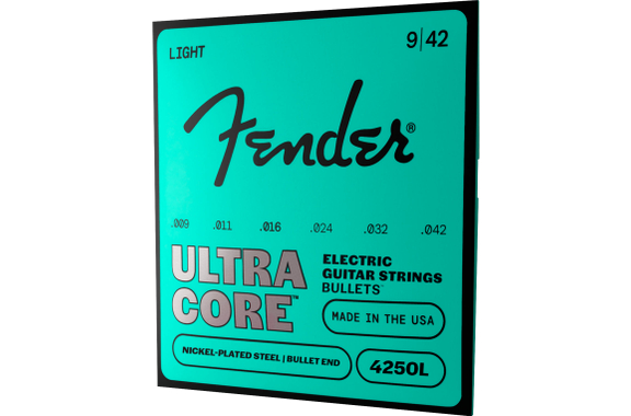Fender UltraCore 4250L Nickel Plated Cordes Pour Guitare Électrique 009-042 image 2