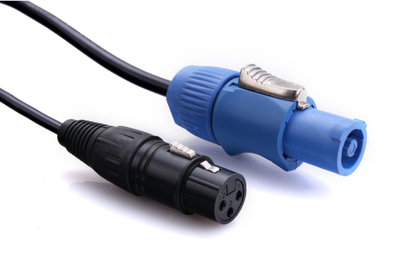 Pronomic Stage EUPPD-5 Câble Hybride Euro/PowP/DMX Compatible Schuko/Powercon + DMX 3 broches, 5m image 2