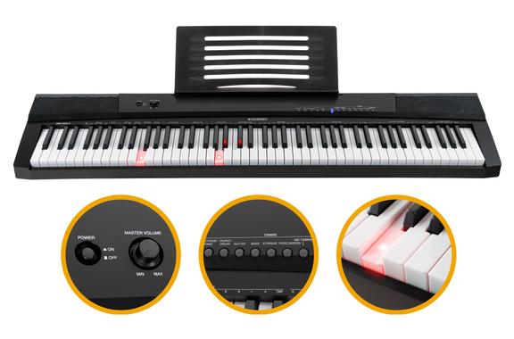 McGrey BS-88LT Lighted Keys Keyboard Set image 2