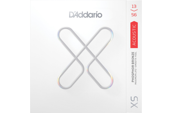 D'Addario XS Phosphor Bronze 13-56 Medium 3x Set image 2