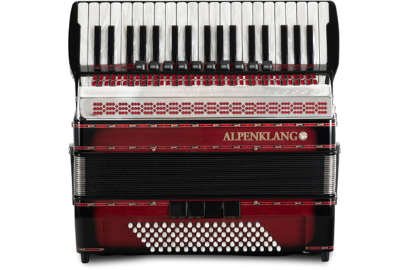 Alpenklang Pro Acordeón IV 96 CM Shadow Red image 2