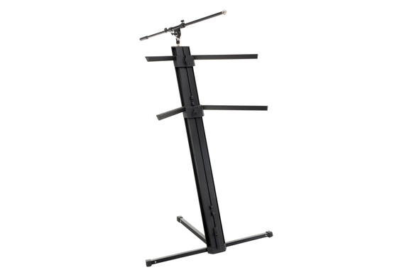 Classic Cantabile Support Clavier KS-100 Noir avec Microperche et Housse de Transport image 2
