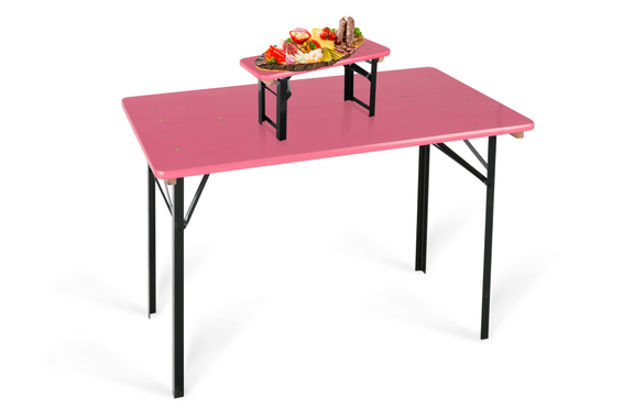 Stagecaptain BB-55 PI Hirschgarten Bierzeltbankerl Roze 4x Set image 2