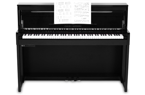 Classic Cantabile UP-1 SH Upright E-Piano Schwarz hochglanz image 2
