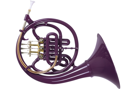 Classic Cantabile WH-30VT MardiBrass Cuerno Francés Bb De Plástico Lila image 2