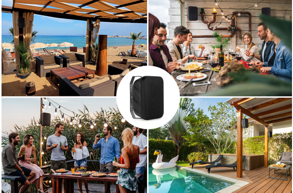McGrey OLS-651BK Casse Acustiche Outdoor 60 Watt Nero Set 2x image 2
