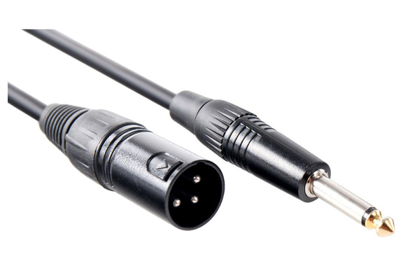 Pronomic Stage JMXM-0,5 Câble Audio Mono Jack/XLR 0,5m Noir image 2