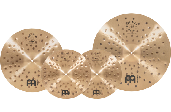 Meinl Pure Alloy Extra Hammered Complete Cymbal Set + Beckentasche image 2