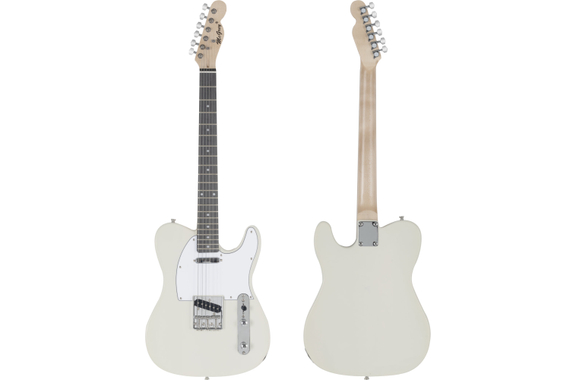 McGrey Rockit E-Gitarre TL-Style Komplettset Antique White image 2