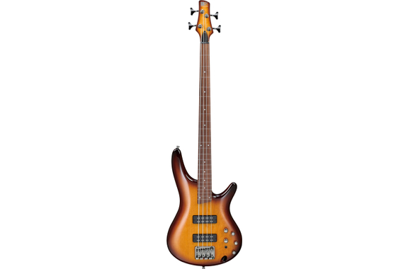 Ibanez SR370EF-BBT Fretless Electric Bass Brown Burst Starter Set image 2