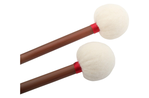 XDrum TB43 Timpani Mallets Bamboo Felt Pair image 2