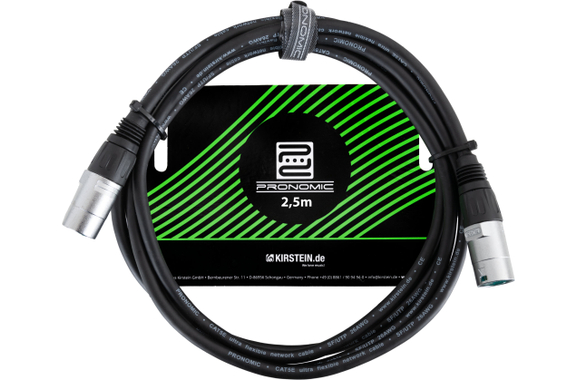Pronomic ECM-2.5 BK CAT5e Cavo di Rete 2,5m image 2