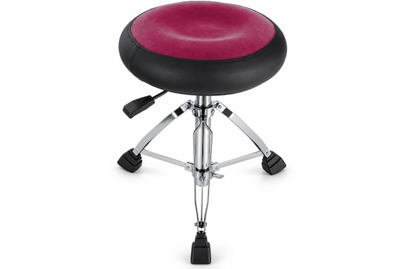 XDrum Drum Throne Pneumatic Donut Red image 2