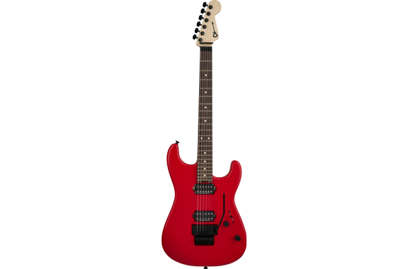 Charvel Pro-Mod San Dimas Style 1 HH FR RW Satin Ferrari Red image 2