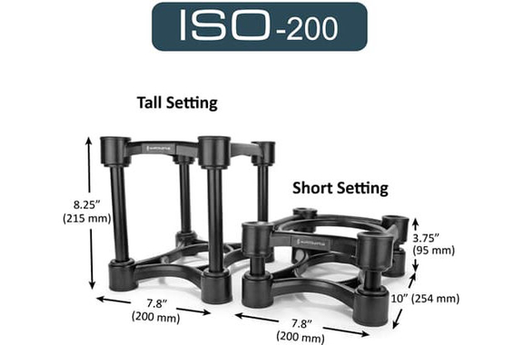 IsoAcoustics ISO-200 Paire De Supports D'Isolation image 2