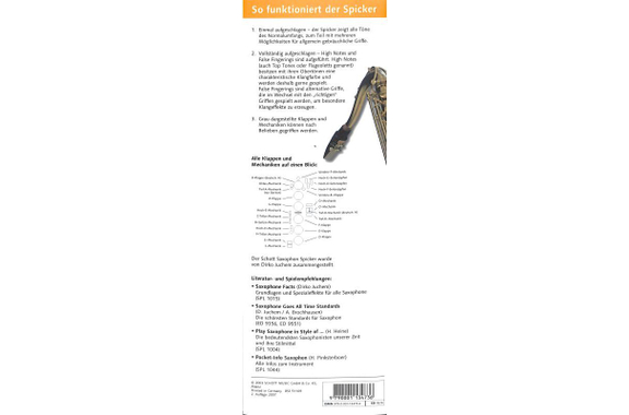 Saxophon Spicker - Gifftabelle image 2