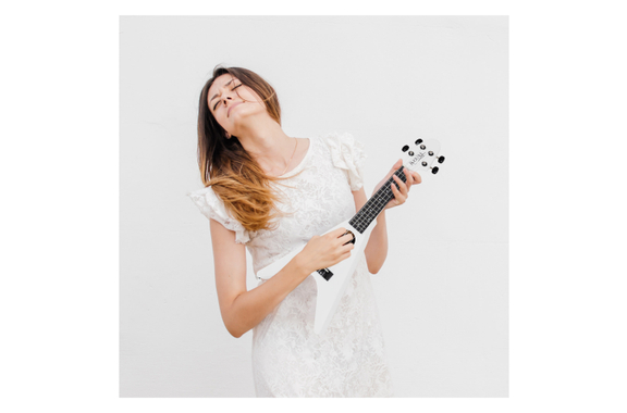 Rocktile FV-04 WH Ukulele Blanca image 2