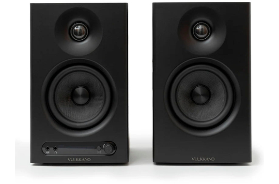 Vulkkano Pro4 Studio Monitors Black ISO Set image 2