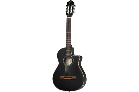 Ortega RCE125SBK-3/4 Satin Black image 2