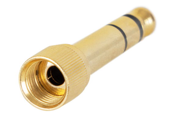 Pronomic AD-JF3.5JS6.3 Adapter 3,5 mm Stereo-Klinke female / 6,3 mm Stereo-Klinke male Gold image 2