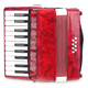 Classic Cantabile Secondo Accordéon Enfant 8 Basses rouge
