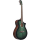 Ibanez AEWC16QA-TEH Westerngitarre Transparent Emerlad Burst Top Nat High Gloss