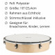 XDrum HTM-12K Handtrommel met Slagstok Set