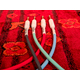 Pig Hog Hex Series Silent Kabel 3m Winkel Daphne Blue