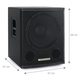 Pronomic Powerstage Economy 1510 2.2 Actief PA-systeem 800 watt