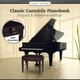 Classic Cantabile pianobank rozenhout mat