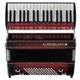 Alpenklang Pro acordeón III 72 MH Shadow Red