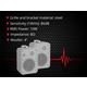 McGrey One Control WH MKIII Par de Altavoces Blanco