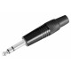 Pronomic JPLUG Black Stereo Jackplug 20 Stuks