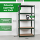 Étagère de Stockage Stagecaptain Heavyrack avec Tablettes en Bois Vert Foncé, max. 875 kg Lot de 2
