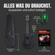 Classic Cantabile BeachBuddy Blackbird Ukulele Set inkl. Tuner und Schule