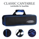 Classic Cantabile Étui Léger pour Flûte Traversière Bleu