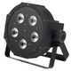 Projecteurs Showlite FLP-5x8W 4 x Set incl. Showlite Master Pro USB & Câble