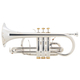 Lechgold CR-18S Bb-Cornetta Argento Deluxe Set