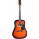 Classic Cantabile WS-10SB Westerngitarre Sunburst