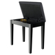 Classic Cantabile Pianobank Modell S Schwarz Hochglanz