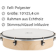 XDrum HTM-10K 10" Handtrommel met kunststofvel