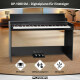 FunKey DP-1088 SM Digitalpiano Zwart Mat