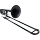 Classic Cantabile MardiBrass Kunststof Bb/F-kwarttrombone mat-zwart