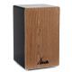 XDrum Cajon Primero Bass Port Black/Walnut Set incl. Escuela de Cajón y Funda
