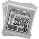 Ernie Ball 3818 John Mayer Silver Slinky 3-Pack