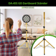 Pronomic DA-45S GD Soporte Para Dianas Dorado Set Incl. Bolsa De Transporte