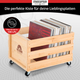 Stagecaptain SPKB-100 NT Boîte à Disques "Emil" en Bambou Naturel