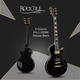 Rocktile Pro L-200BK Deluxe Electric Guitar Black Set